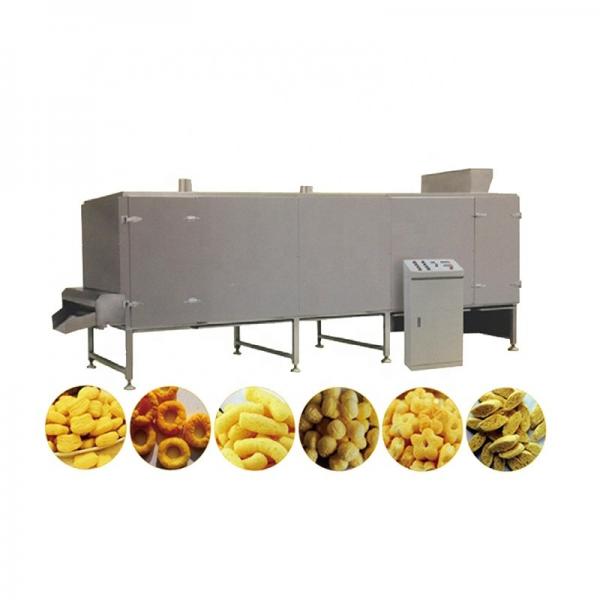 Chocolate Cheese Cream Core Filling Puff Snacks Machine Double Screw Extrusion